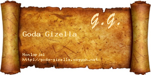 Goda Gizella névjegykártya